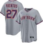 New York Mets #27 Mark Vientos Gray 2025 Limited Stitched Jersey