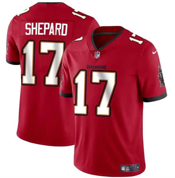 Tampa Bay Buccaneers #17 Sterling Shepard Red Vapor Limited Stitched Jersey