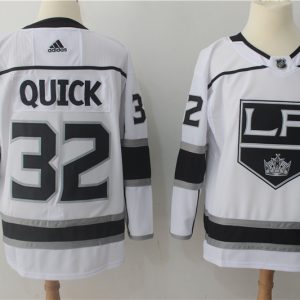 Los Angeles Kings #32 Jonathan Quick White Stitched Adidas Jersey