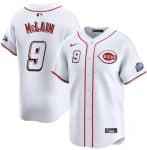 Cincinnati Reds #9 Matt McLain White 2025 Speedway Classic Home Limited Stitched Jersey