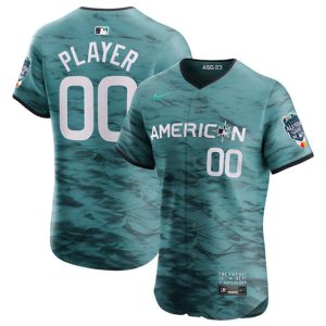 Custom Teal 2023 All-Star Flex Base Stittched Jersey
