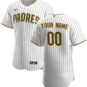 San Diego Padres Customized Authentic Stitched MLB Jersey