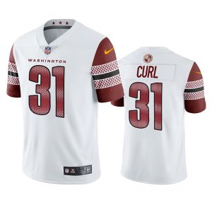 Washington Commanders #31 Kamren Curl White Vapor Untouchable Stitched Football Jersey