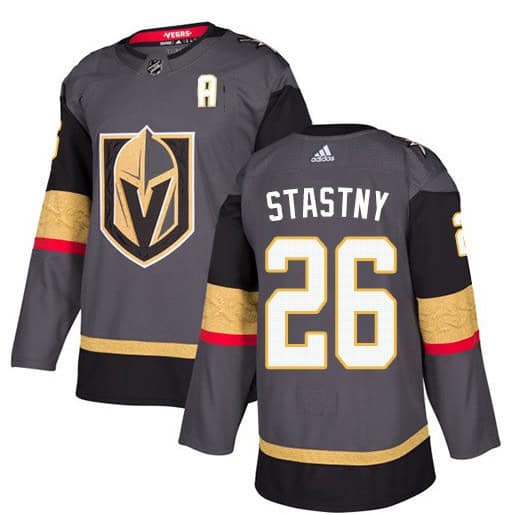 Vegas Golden Knights #26 Paul Stastny Grey Stitched Jersey