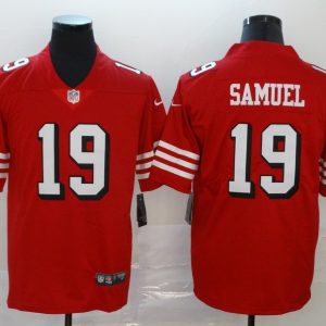 San Francisco 49ers Red Custom NFL Stitched Jersey