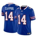 Buffalo Bills #14 Chase Claypool Blue 2024 F.U.S.E. Vapor Untouchable Limited Stitched Jersey