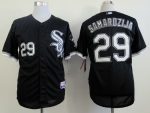 White Sox #29 Jeff Samardzija Black Cool Base Stitched Jerseys