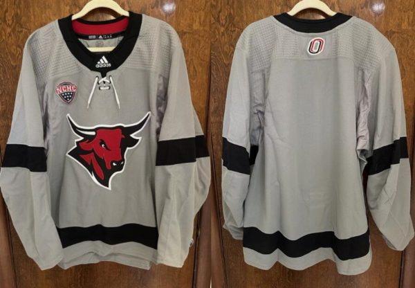 Omaha Mavericks Gray Stitched Jersey