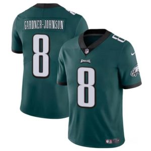 Philadelphia Eagles #8 Chauncey Gardner-Johnson Green Vapor Untouchable Limited Stitched Jersey
