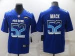 Los Angeles Chargers #52 Khalil Mack Royal Pro Bowl Stitched Jersey
