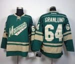 Wild #64 Mikael Granlund Green Stitched Jersey