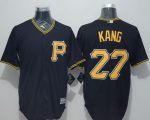 Pirates #27 Jung-Ho Kang Black New Cool Base Stitched Jersey