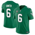 Philadelphia Eagles #6 DeVonta Smith Green 2023 F.U.S.E. With C Patch Vapor Untouchable Stitched Jersey