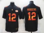 Green Bay Packers #12 Aaron Rodgers 2020 Black Fashion Limited Stitched Jersey