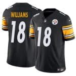 Pittsburgh Steelers #18 Mike Williams Black 2024 F.U.S.E. Vapor Untouchable Limited Stitched Jersey
