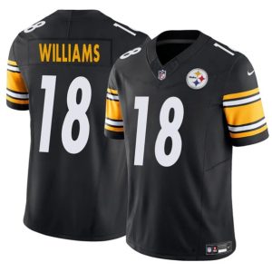 Pittsburgh Steelers #18 Mike Williams Black 2024 F.U.S.E. Vapor Untouchable Limited Stitched Jersey