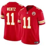 Kansas City Chiefs #11 Carson Wentz Red 2023 F.U.S.E Vapor Untouchable Limited Stitched Jersey