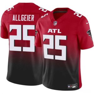 Atlanta Falcons #25 Tyler Allgeier Red Black 2024 F.U.S.E. Vapor Untouchable Limited Stitched Jersey