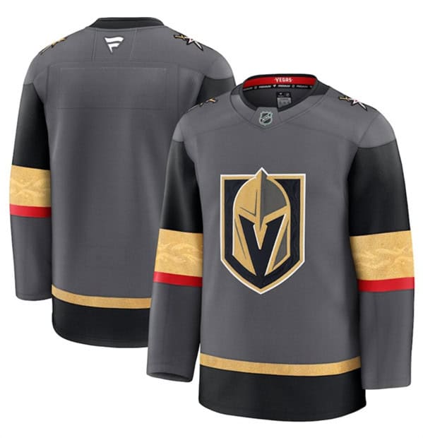 Vegas Golden Knights Blank Gray 2024-25 Alternate Stitched Jersey