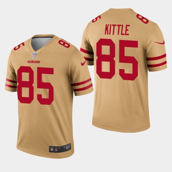 San Francisco 49ers #85 George Kittle Inverted Legend Jersey
