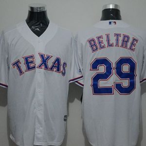 Rangers #29 Adrian Beltre White New Cool Base Stitched Jersey