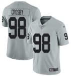 Las Vegas Raiders #98 Maxx Crosby Gray Vapor Untouchable Limited Stitched Jersey