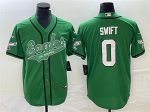 Philadelphia Eagles #0 D¡¯andre Swift Green Cool Base Stitched Jersey