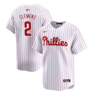 Philadelphia Phillies #2 Kody Clemens White Home Limited Stitched Jersey