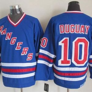 Rangers #10 Ron Duguay Blue CCM Heroes Of Hockey Alumni Stitched Jersey