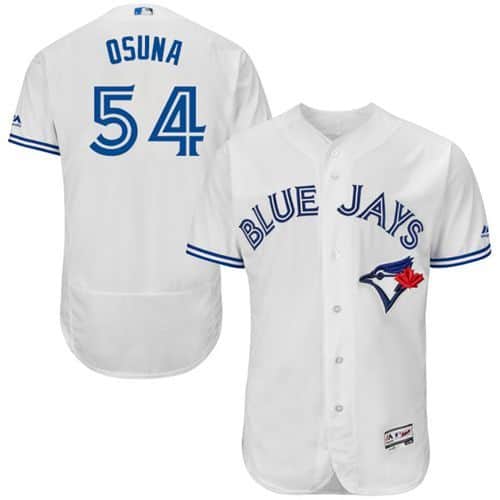 Blue Jays #54 Roberto Osuna White Flexbase Authentic Collection Stitched Jersey