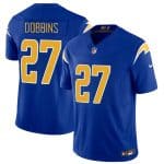 Los Angeles Chargers #27 J.K. Dobbins Royal 2024 F.U.S.E Vapor Limited Stitched Jersey