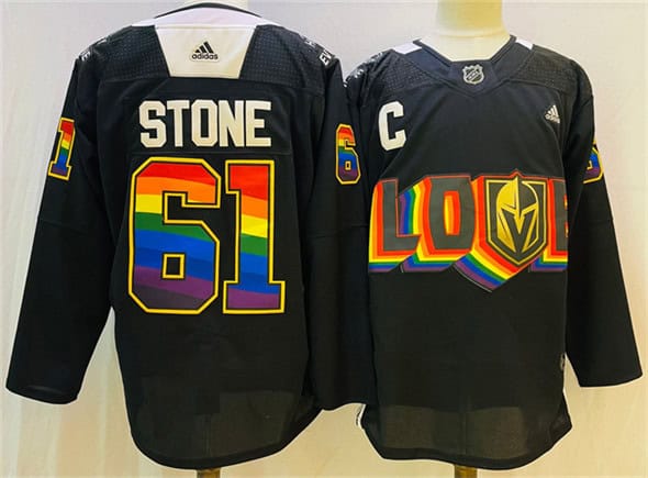 Vegas Golden Knights #61 Mark Stone Black 2024-25 Stitched Jersey