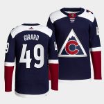 Colorado Avalanche #49 Sam Girard Navy Stitched Jersey