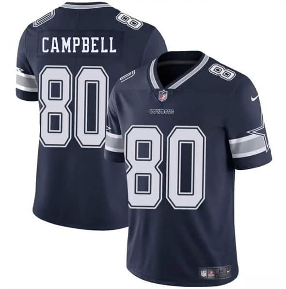 Dallas Cowboys #80 Parris Campbell Navy 2025 Vapor Untouchable Limited Stitched Jersey