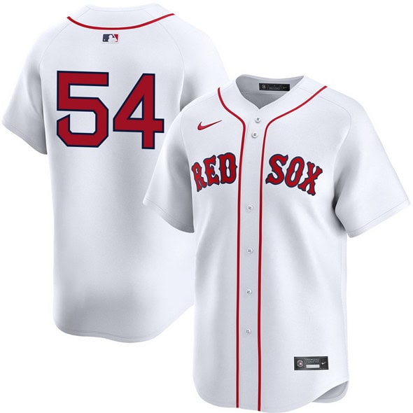Boston Red Sox #54 Lucas Giolito White No Name 2024 Home Limited Stitched Jersey