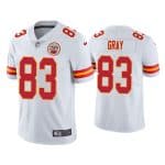 Kansas City Chiefs #83 Noah Gray White Limited Stitched Jersey