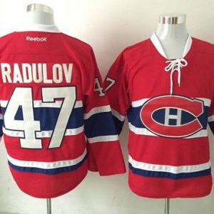 Canadiens #47 Alexander Radulov Red Stitched Jersey