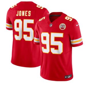 Kansas City Chiefs #95 Chris Jones Red 2024 F.U.S.E Vapor Untouchable Limited Stitched Jersey
