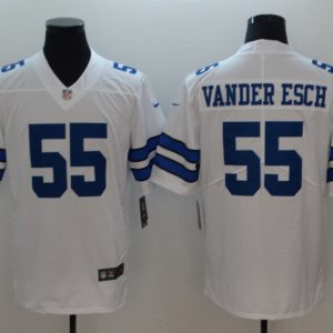 Dallas Cowboys #55 Vander Esch White 2018 Draft Vapor Untouchable Limited Stitched Jersey