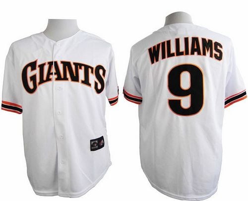Giants #9 Matt Williams White 1989 Turn Back The Clock Stitched Jersey