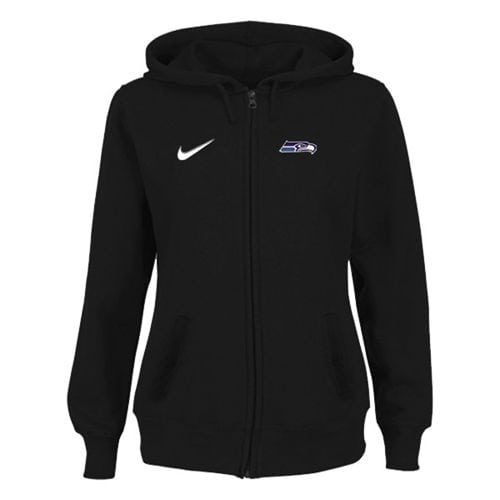 Seattle Seahawks Stadium Rally Full Zip Hoodie Black