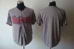 Diamondbacks Blank Grey Cool Base Stitched Jersey