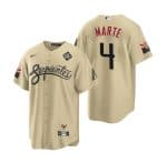 Arizona Diamondbacks #4 Ketel Marte Gold City Connect Cool Base Stitched Jersey