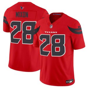 Houston Texans #28 Joe Mixon Red 2024 Alternate F.U.S.E Limited Stitched Jersey