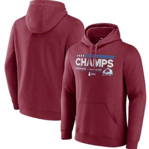 Colorado Avalanche Burgundy 2022 Stanley Cup Champions Winger Pullover Hoodie