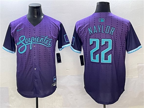 Arizona Diamondbacks #22 Josh Naylor Purple 2025 City Connect Limited Stitched Jersey