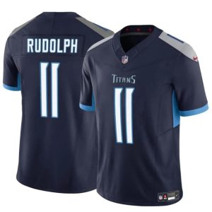 Tennessee Titans #11 Mason Rudolph Navy 2024 F.U.S.E. Vapor Limited Stitched Jersey