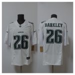 Philadelphia Eagles #26 Saquon Barkley White 2024 F.U.S.E. Vapor Untouchable Limited Throwback Football Stitched Jersey