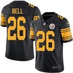 Steelers #26 Le'Veon Bell Black Stitched Limited Rush Nike Jersey