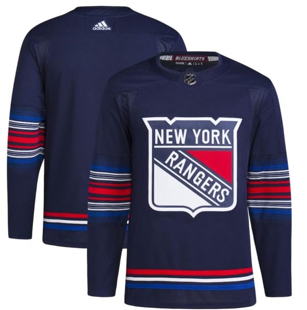 New York Rangers Blank Navy Stitched Jersey